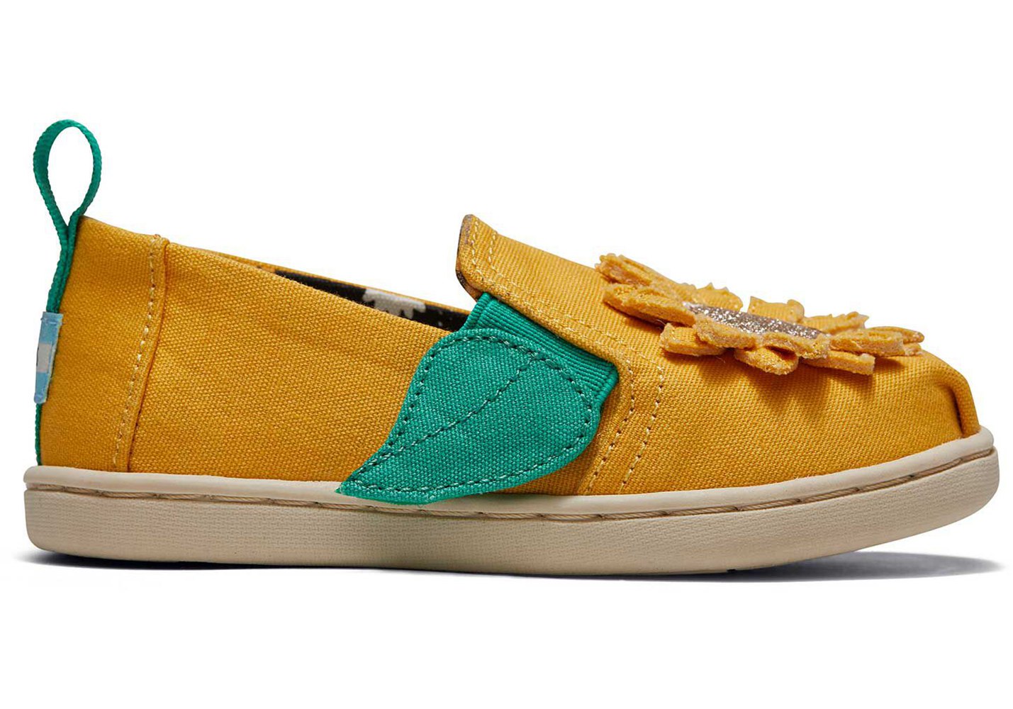 Toms Espadryle Dziecięce Żółte - Alpargata Tiny Sunflower - 03BZLJMTG